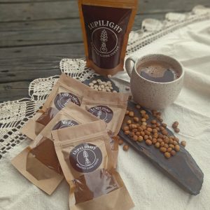 Lupīnu kafija "Lupilight", bezkofeīna dzēriens, ražots Latvijā